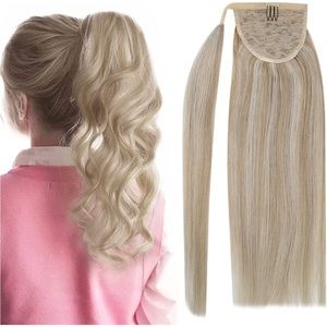 Full Shine Ponytail Extensions Human Hair